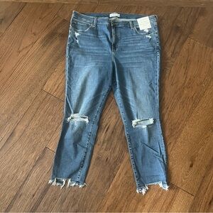 NWT Abercrombie & Fitch The Super Skinny Ankle High Rise Jeans Size 36/22